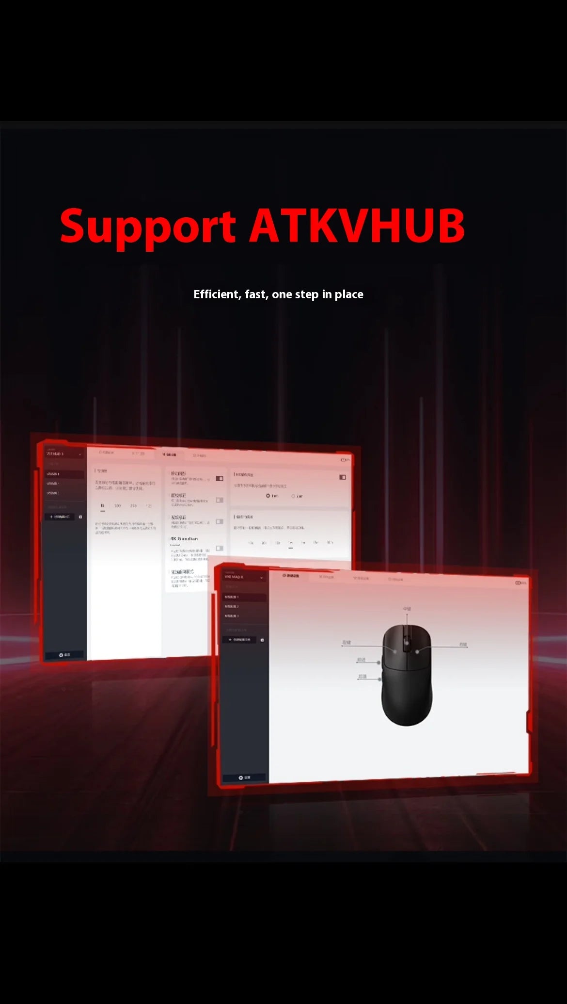ATK VXE VGN MAD R Major Ultra-Lightweight Wireless Gaming Mouse, Ergonomic Dual-Mode Wireless Mouse with PAW3395 Sensor for Esports, Office & Gaming
