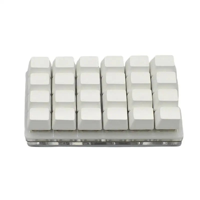 Mini USB Custom Mechanical Keyboard 24 Keys Black/White Gaming Keyboard Sayo Device Shortcut Programmable Keypad Keys Macro