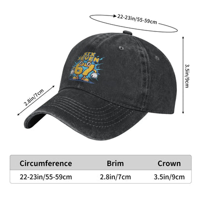 67 Meme Brainrot Six Seven Kids Gaming Gen Alpha Șapcă de baseball casual pentru bărbați, model Trucker, design en gros, șapcă Snapback pentru activități în aer liber