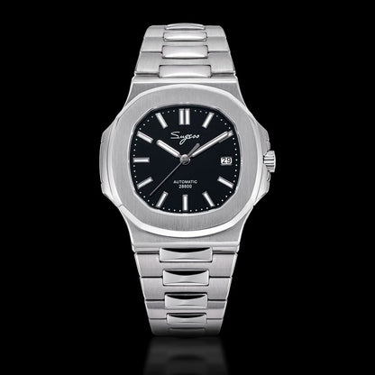 Reloj de hombre Sugess automático mecánico, movimiento Miyota 9015, esfera MOP, luminoso, resistente al agua 5bar, brazalete de lujo S466