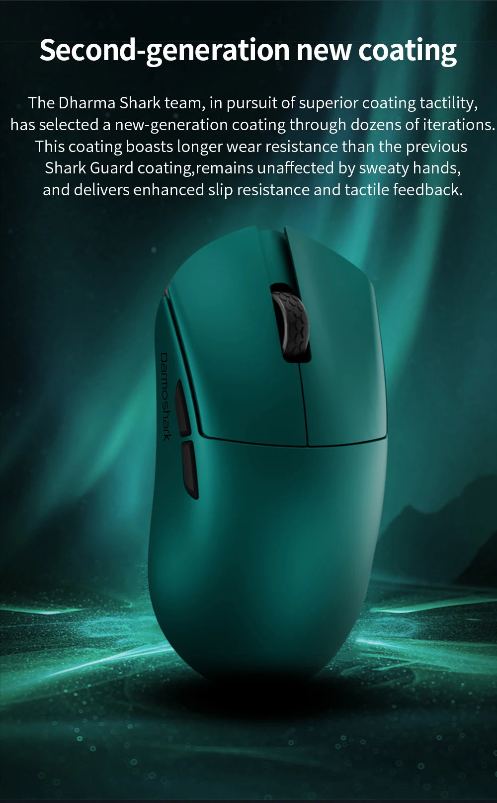 Motospeed Darmoshark M3 V2 Double 8K Gaming Mouse Bluetooth Wireless 26K DPI PAW3395 Sensor Macro Game Mouse For Laptop PC