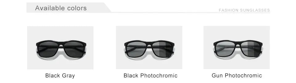 KINGSEVEN Aluminum Frame Sunglasses Men Polarized Photochromic Sun glasses Women's Glasses Accessories Driving Sunglasses