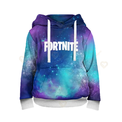 Суитшърт с качулка за момчета Fortnite Cool Heroes Cosplay, детски дрехи с анимационен дизайн, пролетно-есенно бебешко палто, детско яке с качулка