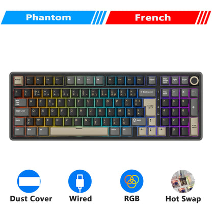 RK ROYAL KLUDGE R98Pro Gasket Wired Mechanical Keyboard 98 Keys RGB Hot-swappable Pluggable Button Gamer Keyboard PBT Keycaps
