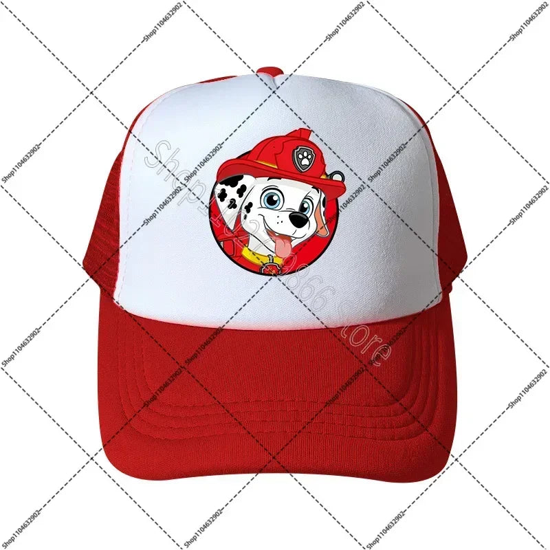 Paw Patrol Hats Chase Skye Baseball Cap Women Man Cute Cartoon Anime Pattern Print Sun Hat Summer Outdoor Caps Birthday Gifts