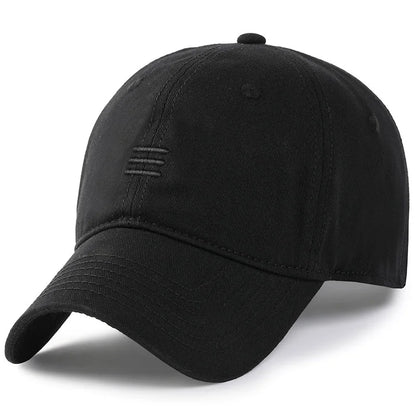 Herr och dam, oversize XXL 100% bomull, stor basebollkeps för stora huvuden 56-63cm(23.5"-25.5"), justerbar enfärgad dad cap