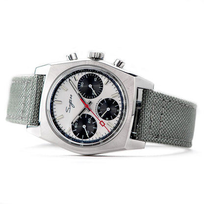Sugess S419 Series 37mm Original Swanneck Movement Chronograph Master Mens Watch Mechanical Wristwatch Dome Sapphire Crystal New