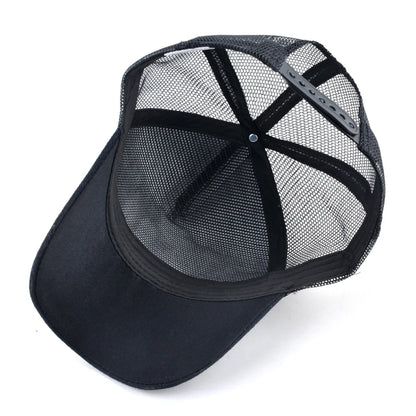 Модна бейзболна шапка с бродерия „Вълк“, Snapback, хип-хоп, Trucker, за мъже и жени, за външни дейности, дишаща шапка с козирка