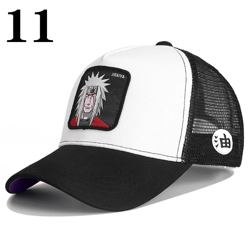 Dragon Ball Anime Character Printed Baseball Cap For Men And Women Hip Hop Hat Truck Driver Mesh Hat Summer Outdoor Sunshade