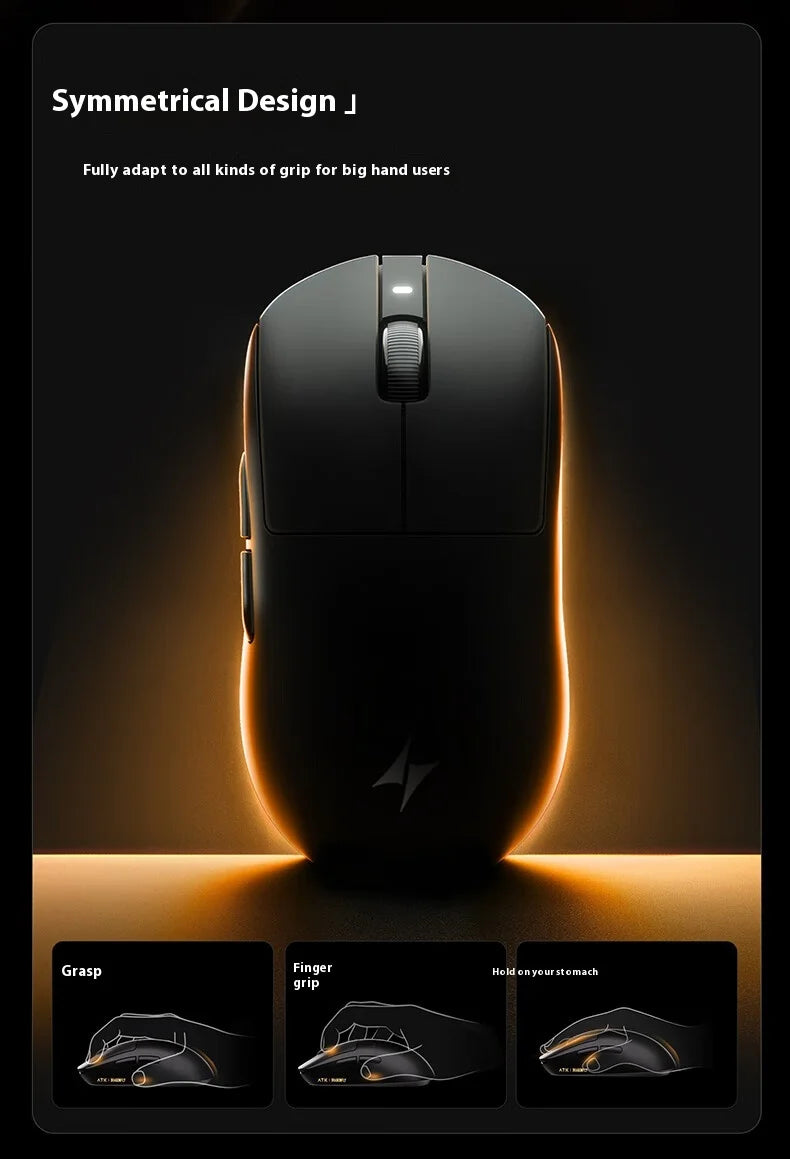 ATK A9 Plus Gaming-Maus kabellos A9/A9 SE/A9 Pro Tri-Mode 8K Gaming-Maus leicht A9 Ultimate E-Sports PC-Geschenk individuell angepasst