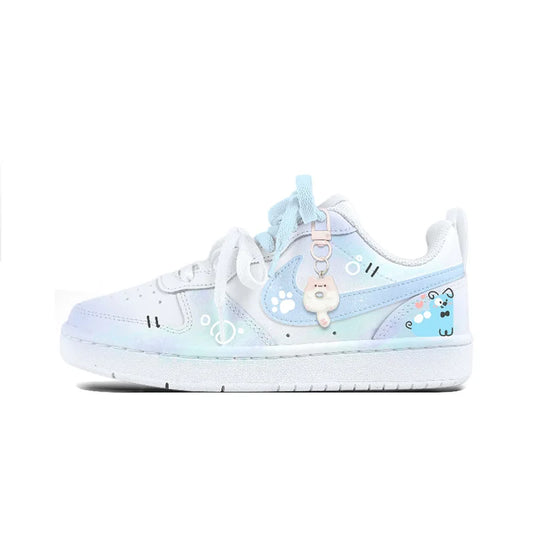 Op maat gemaakte sneakers Nike Court Borough Twin Sweet Dreams Niche Preppy-stijl schattige & lieve skate-sneakers voor dames