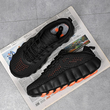 Brand Men Casual Shoes Thick Sole Soft Fashion Sneakers Summer Breathable Male Walking Shoes Zapatillas Hombre 88217 Mens Shoes