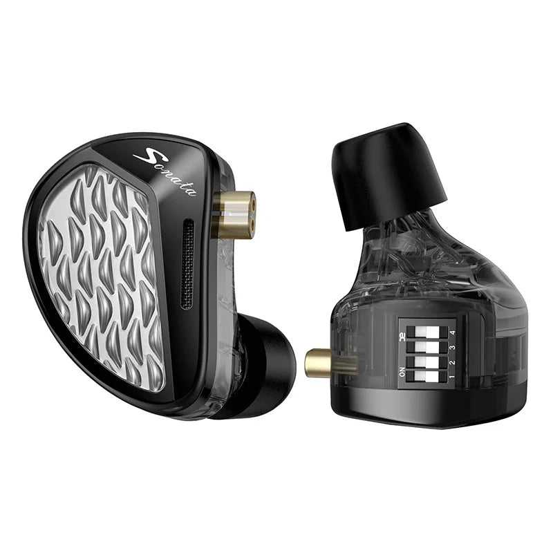 Écouteurs intra-auriculaires KZ Sonata 28BA à armature équilibrée, casque de monitoring Hi-Fi, écouteurs de réglage avec câble 2 broches remplaçable