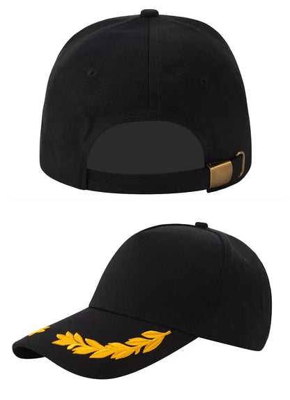 Czapka baseballowa „Wheat Stitch” – -6-Panel bawełniana czapka przeciwsłoneczna z mosiężną klamrą, regulowana, modna czapka typu snapback na świeżym powietrzu, unisexowa czapka z daszkiem
