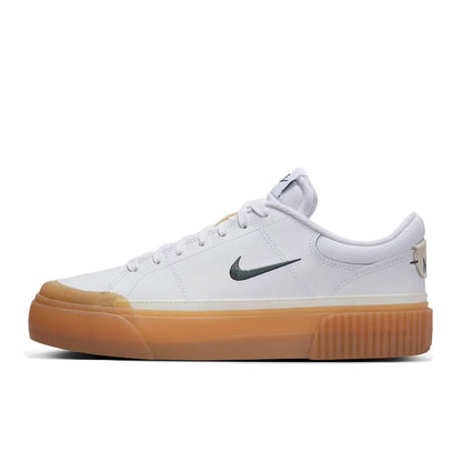Nike Court Legacy Lit Leather Comfort Slip-Resistant Cushioning Durable Low-Top Tennis Shoe Women's DM7590-100