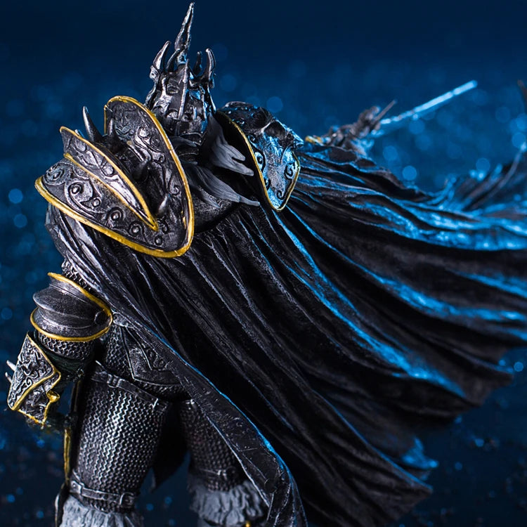36 cm-es World of Warcraft játék-kiegészítők 7. Lich King Illidan Stormrage anime figura modell asztali dekoráció ajándékok játékok gyerekeknek
