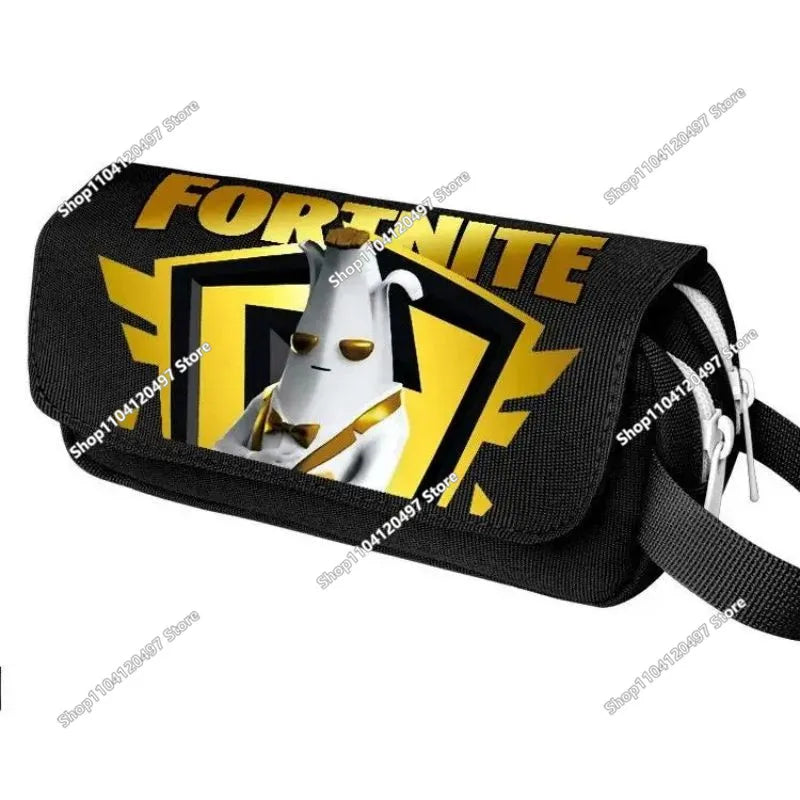 Fortnites Anime-Federmäppchen Kawaii-Stiftetasche mit großer Kapazität, wasserdichte tragbare Cosplay-Stiftetasche, Büro-Schreibwaren, Geschenkspielzeug