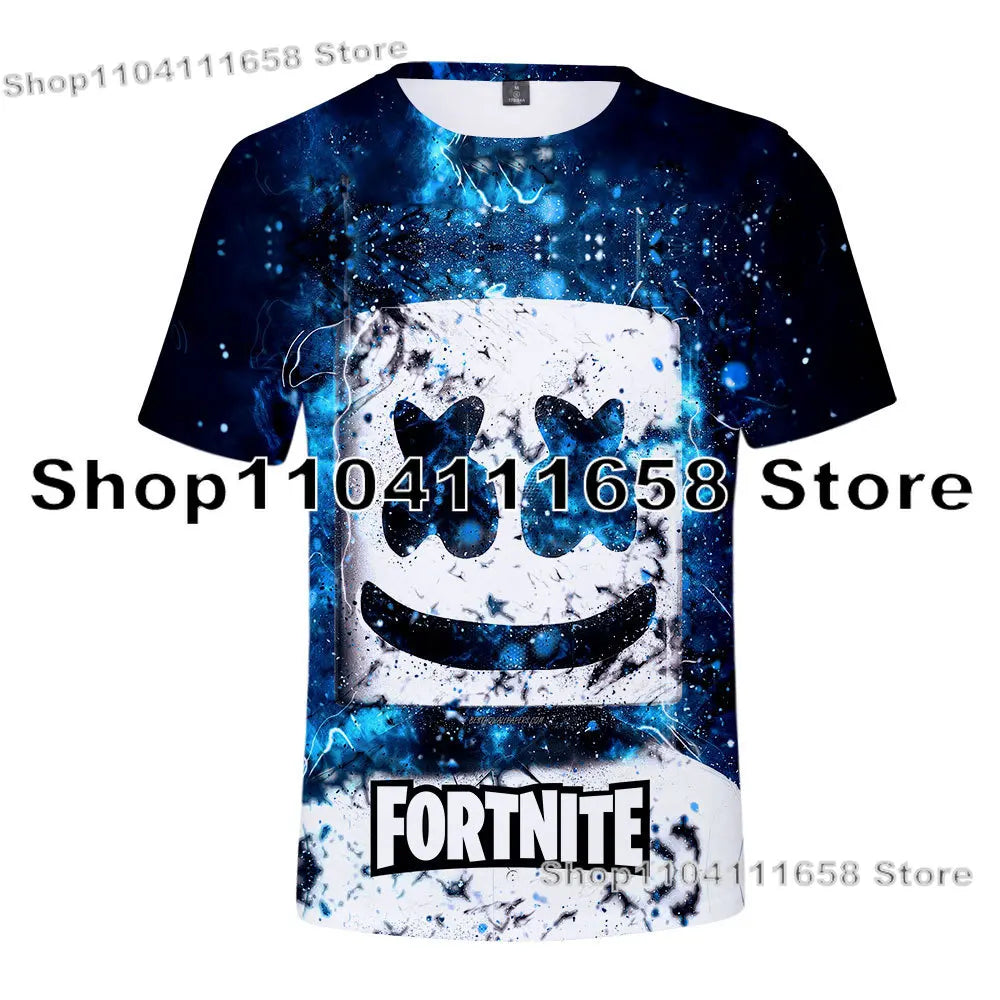 Banana Peely -T-paita, naisten T-paita, lasten F-Fortnite T-paita, 3D-painettu miesten Battle Royale -pelipaita, kesätoppi, syntymäpäivälahja