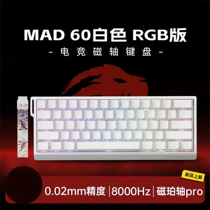 In Stock Mad60 Mad68 HE Mechanical Keyboard Magnetic Switch Customized RGB Gaming 8k Specialized Gaming Keyboards