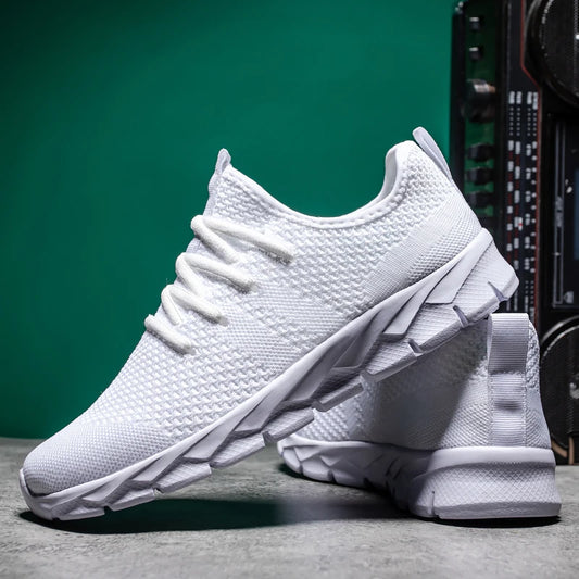 Heren sneakers, ademende, lichte hardloopschoenen, vier seizoenen, grote maten, klassieke casual sportschoenen, platform sneakers, wandelschoenen