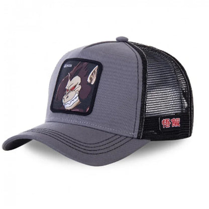 ALL Styles Dragon Ball Baseball Cap Snapback Peaked Cap Men's Embroidery Hip-Hop Cap Style Sun Visor Adjustable Trucker Mesh Cap