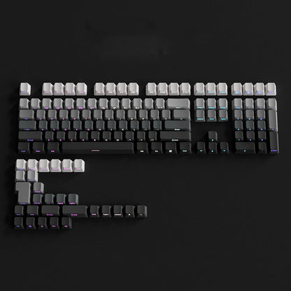 Gradient Keycaps Side Printed PBT Double Shot OEM Profile Keycap For Cherry MX Switch Mechanical Keyboard ISO Enter Key Caps DIY