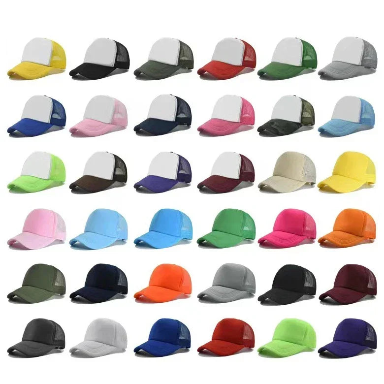 Personalized Logo Trucker Hats Men Women Foam Mesh Hats Sports Team Baseball Caps Custom Logo Sun Hat Snapback Adult Gorras Caps