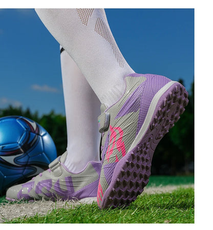 Chaussures de football pour enfants, crampons de soccer d'extérieur, chaussures de sport professionnelles pour garçons et filles, chaussures de terrain de football de haute qualité pour enfants 2026