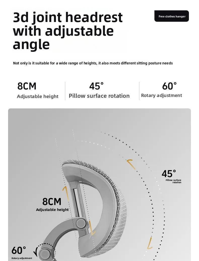 Przenośny minimalistyczny fotel ergonomiczny z podłokietnikiem 10D, fotel komputerowy, biurowy, do nauki i gamingowy Gravitysturdy and durable