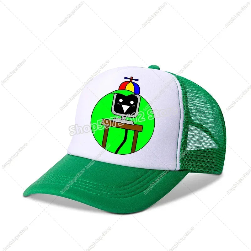 Sprunkis Baseball Caps Boys Casuals Hats Game Figure Printed Women Man Sports Sun Hat Adjustable Peaked Cap Bonnets Girls Gifts