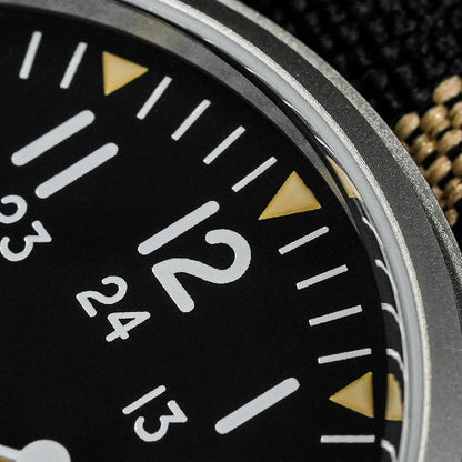 Militado ML07 Quartz Watch VH31 Movement Sapphire Crystal Military Watch 100m Waterproof High Clear AR Coating Luminous Watch
