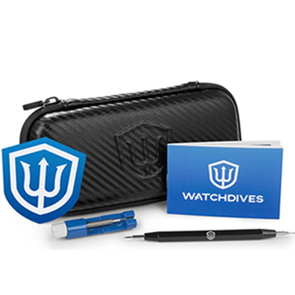 Relógio Watchdives WD1016 V3 37mm com movimento VH31 Sweep em aço inoxidável, safira de luxo, impermeável 100m, relógio para homem com caixa de oferta