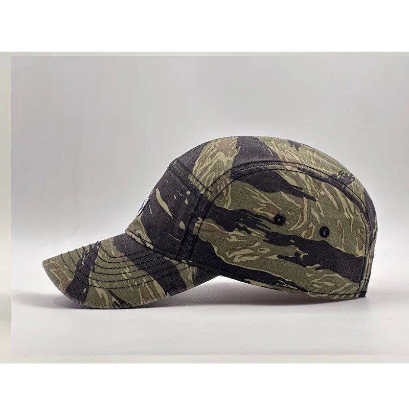 Cappellino da baseball con visiera corta in stile mimetico da lavoro per uomo e donna, cappellino unisex alla moda con visiera per la protezione dal sole all’aperto