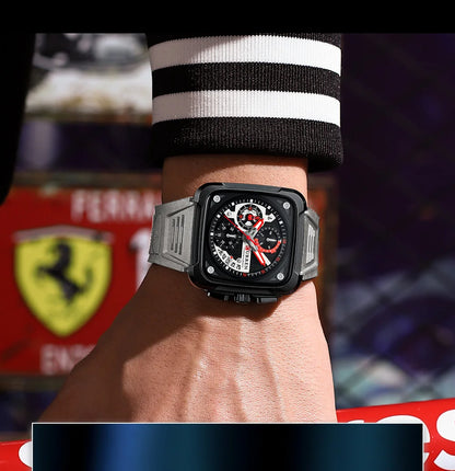 Top Brand CURREN Men's Watches Luxury Square Quartz Wrist Watch Original Waterproof Luminous Chronograph Watch for Men Relogio