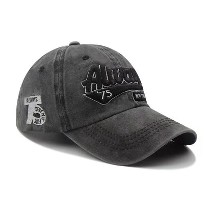Washed cotton mesh breathable baseball cap made old light board caps men and women tide spring and summer hat women