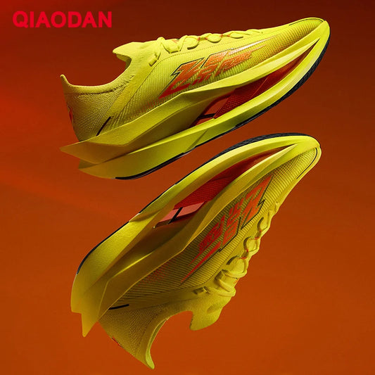 QIAODAN Feiying Plaid 3 Carbon Plate Herren-Laufschuhe Marathon-Rennschuhe Sneaker mit Rückprallpolsterung Sportschuhe QDB023262290