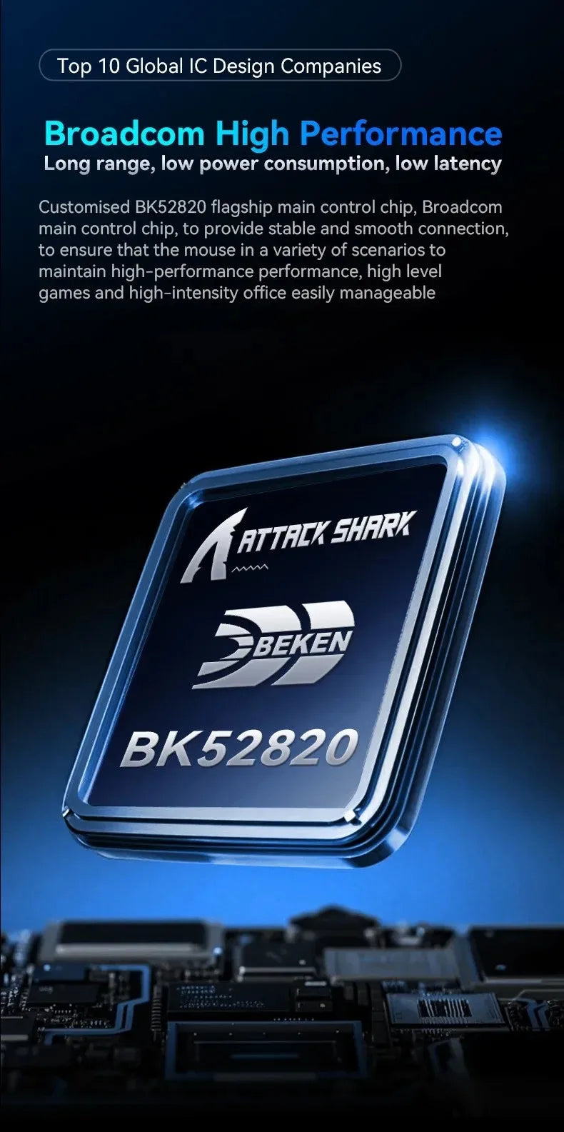 Ratón gaming inalámbrico ultraligero ATTACK SHARK X11SE, vida útil de 20 millones de clics, PAW3311 Gaming, 22KDPI, 400IPS, 40G, 1KHz, 65 horas, 30mAH