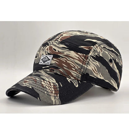 Cappellino da baseball con visiera corta in stile mimetico da lavoro per uomo e donna, cappellino unisex alla moda con visiera per la protezione dal sole all’aperto