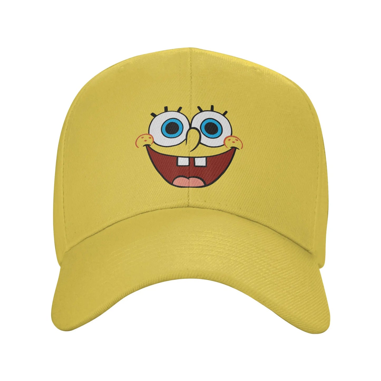 Spongebobs Large Smiling Face Sun Baseball Cap  Spring y2k Retro Trucker Hat For Couple Women Tennis Skate Baseball Caps