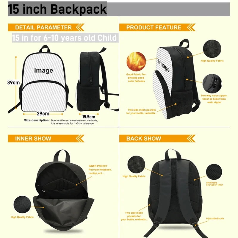 Mochilas Infantis Classic Game Fortnites para Rapazes e Raparigas, Presente de Aniversário para Estudantes, Mochilas Escolares de Grande Capacidade, Duráveis, para Campismo