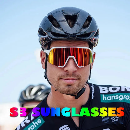 Peter Cycling Sunglasses S3 Outdoor Sports Glasses Men Women road Mountain Bicycle Glasses Riding Polarized Bike Eyewear Goggles