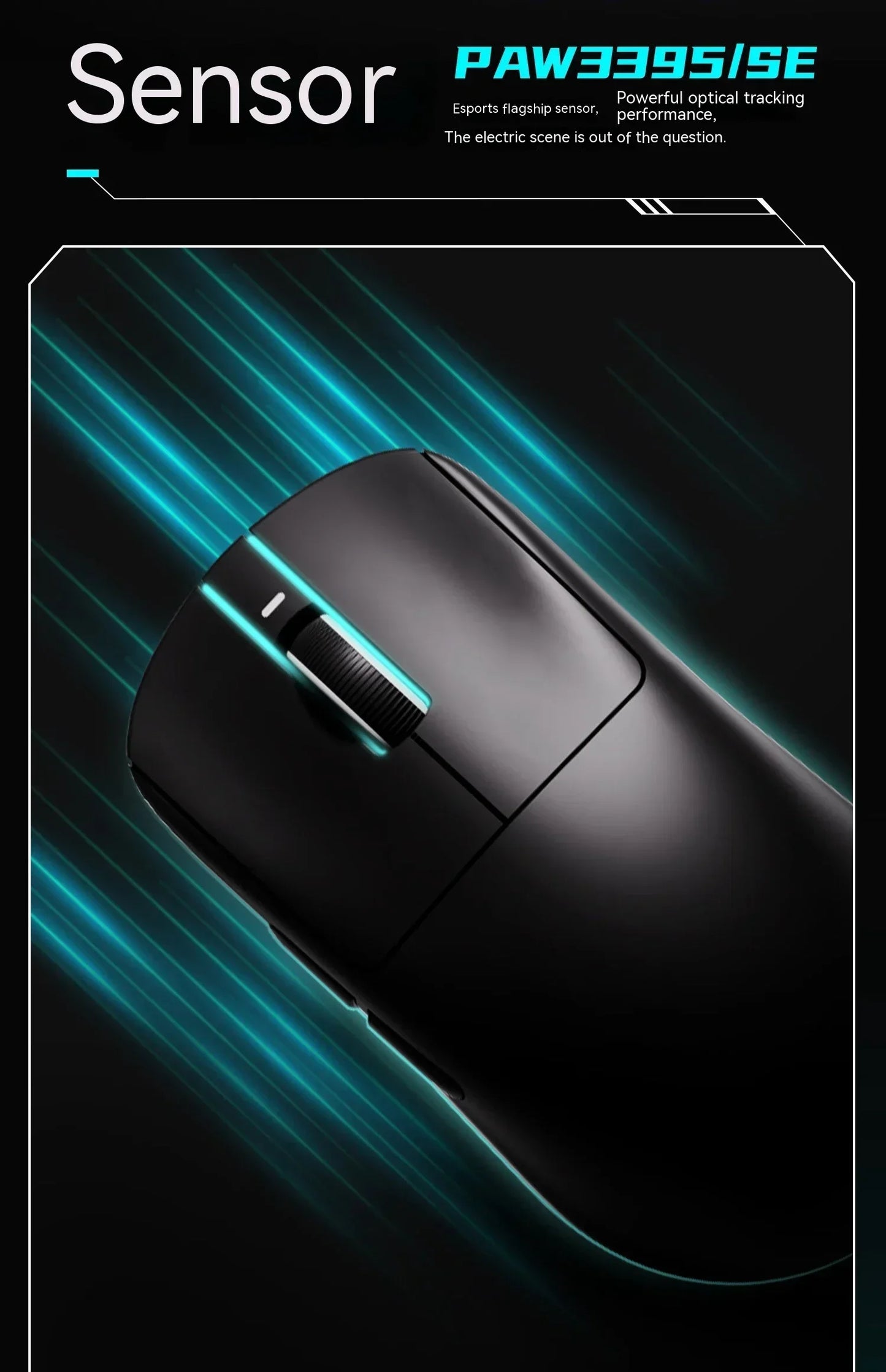 Bezdrátová myš VXE Dragonfly R1 Pro se senzorem Paw3395, Nordic 52840, 2khz, Smart Speed X, nízká latence, kancelářská a herní myš pro PC