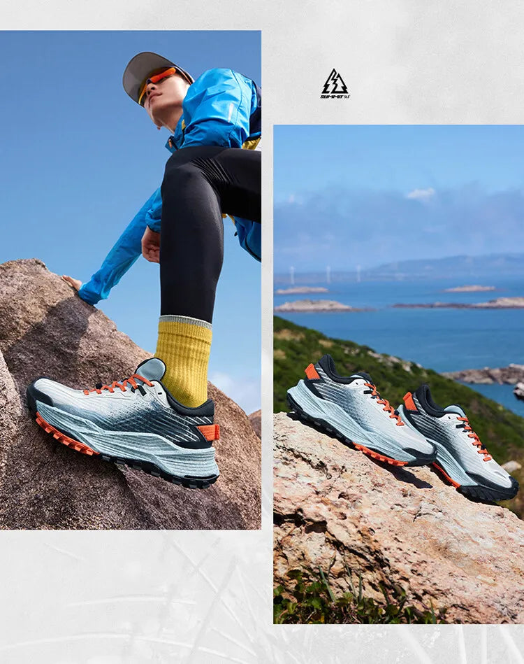 361 Degrees WUXIA 2.0 leichter, weicher, luftiger, reaktionsfreudiger, rutschfester, vielseitiger Outdoor-Wanderschuh für Herren 672542201