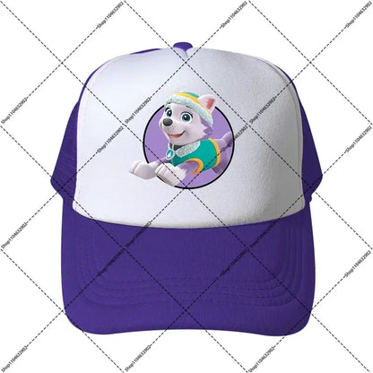Paw Patrol Hats Chase Skye Baseball Cap Women Man Cute Cartoon Anime Pattern Print Sun Hat Summer Outdoor Caps Birthday Gifts