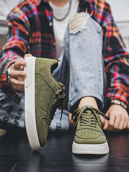 1 paio di scarpe sportive casual da skateboard, comode e alla moda, con tomaia avvolgente che si adatta al piede e suola antiscivolo,