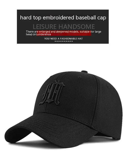 Men Women Baseball Cap Big Head Plus Size High Crown Top Quality Pure Cotton Oversize Sport Snapback Hat 58-60cm 61-68cm