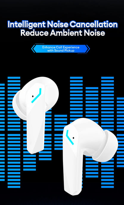 Lenovo GM2 Pro TWS Wireless Gaming Earbuds Bluetooth 5.3 – ENC Noise Cancelling Sport Earphones with Mic, Dual Mode Music & Gaming Headset