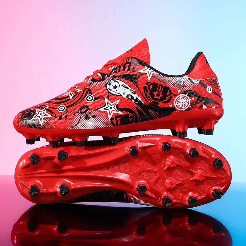 TF/FG chaussures de Football crampons de terrain de Football professionnel pour enfants haute qualité anti-dérapant baskets d'entraînement en plein air chaussures nouveau