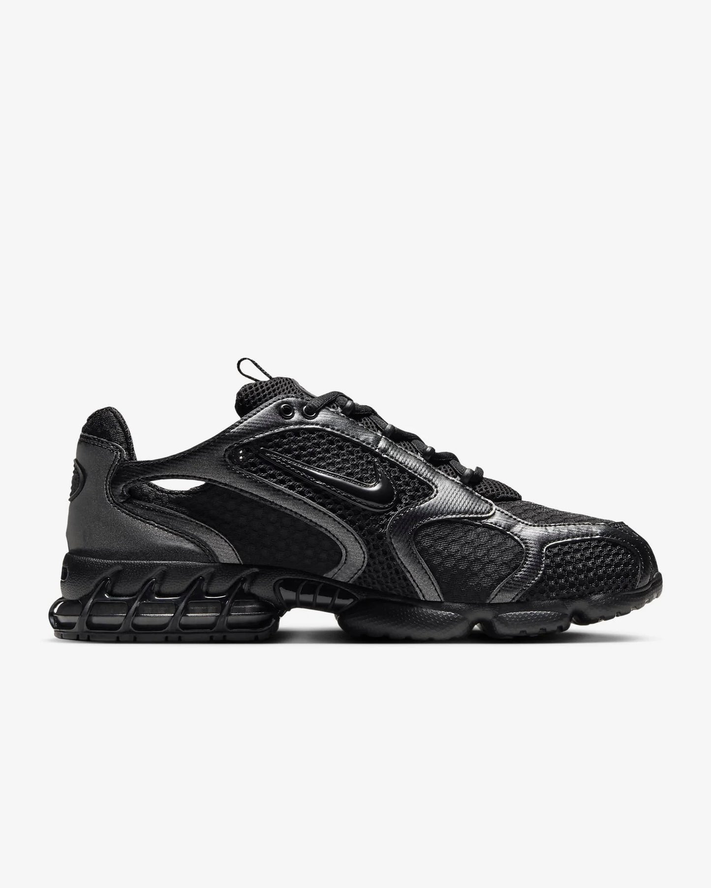 Nike Air Zoom Spiridon Cage 2 Unisex Low-Top Casual Shoes Sport Wear Resistant Grey Red Lifestyle Footwear CJ1288-600