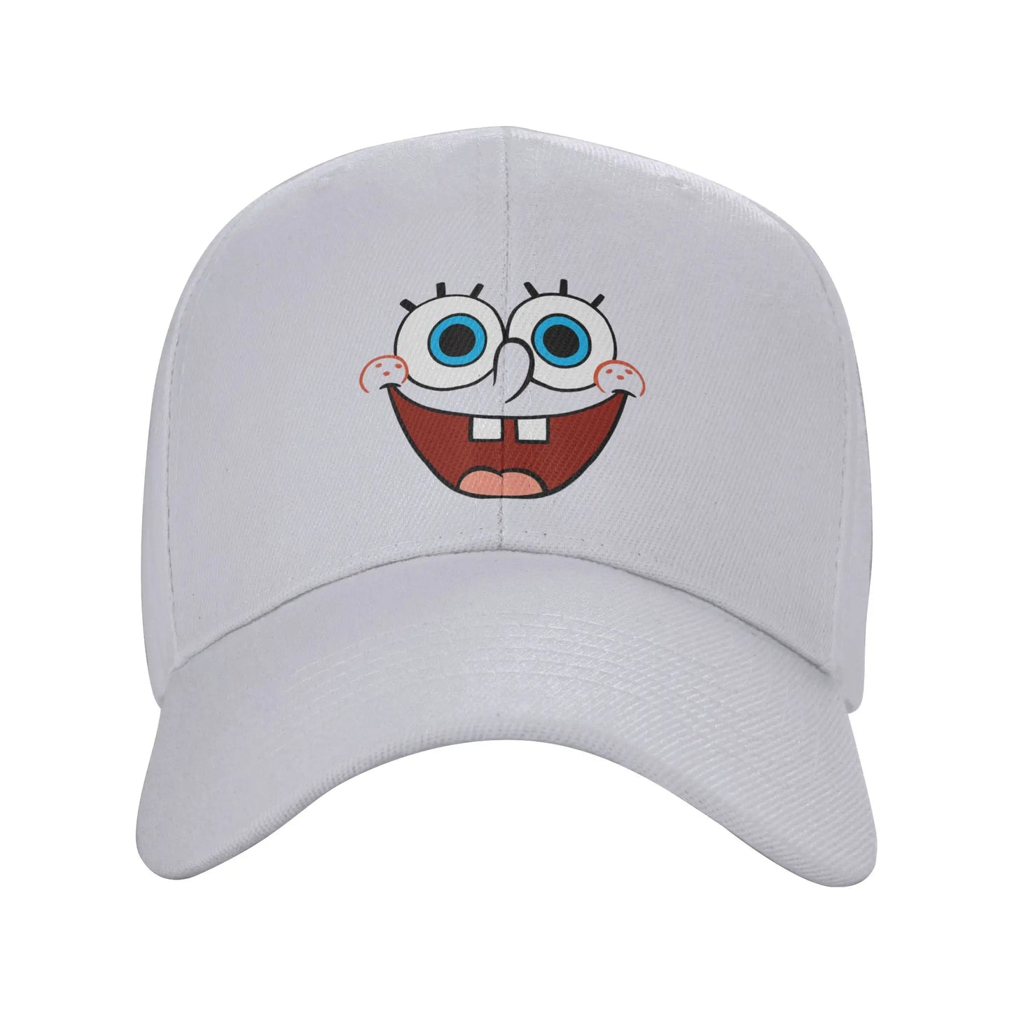 Spongebobs Large Smiling Face Sun Baseball Cap  Spring y2k Retro Trucker Hat For Couple Women Tennis Skate Baseball Caps